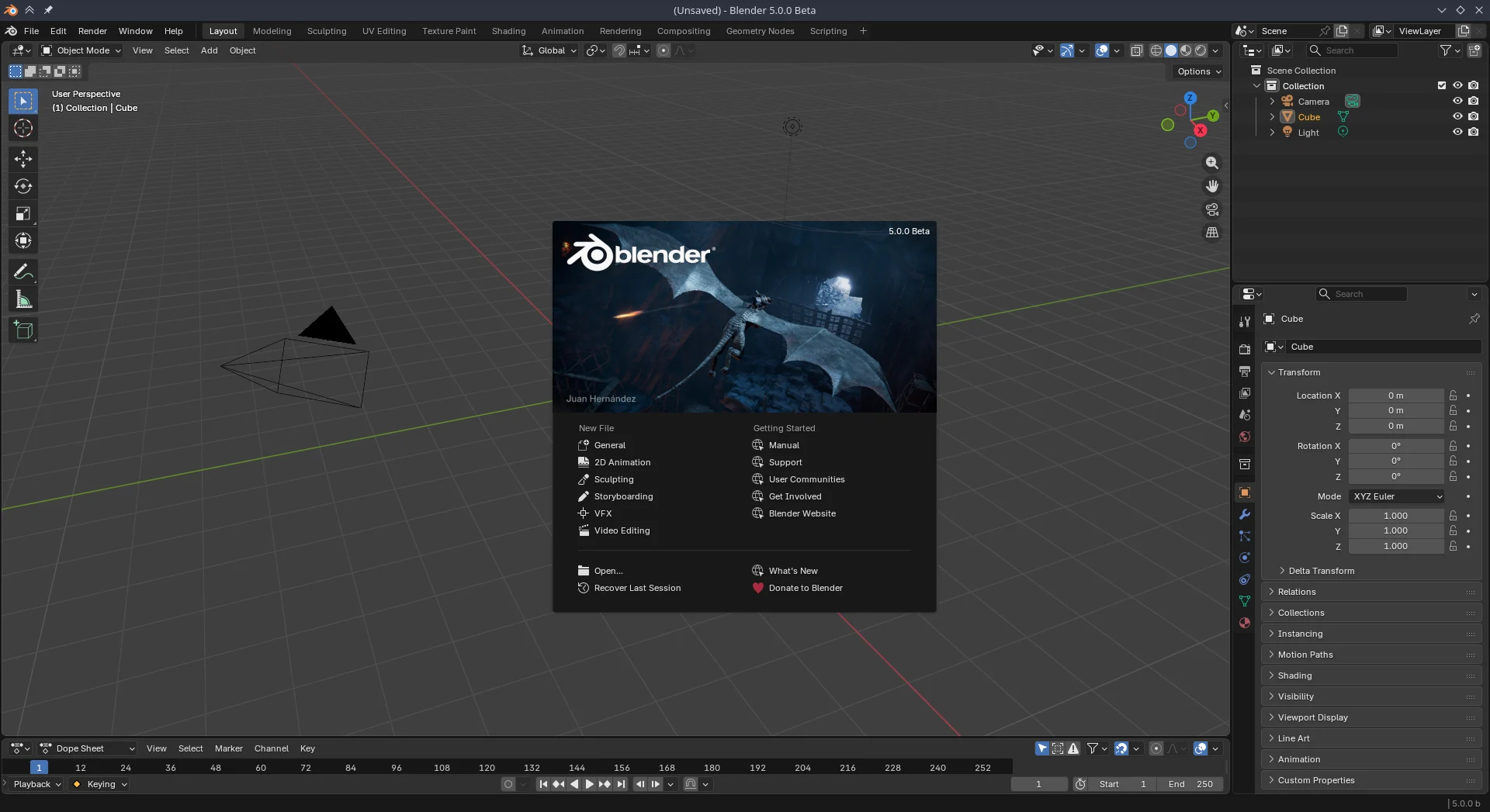 Blender 5.0 Beta: Free 3D Modeling & Animation with New Features