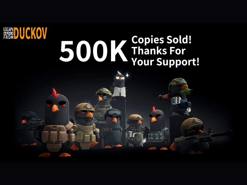 Escape from Duckov Sells 500,000 Copies in 3 Days on Steam