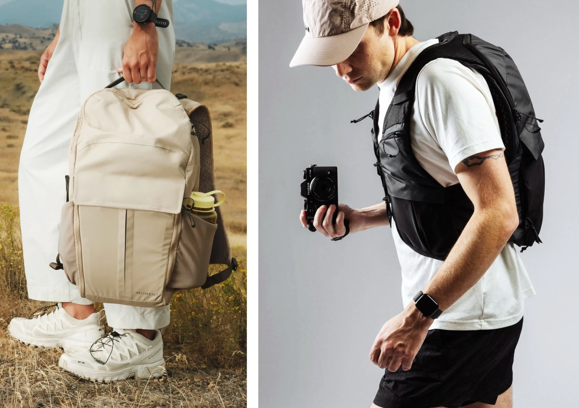 Moment Launches Sequence 23L Backpack and Exposure 10L Vest for Photographers