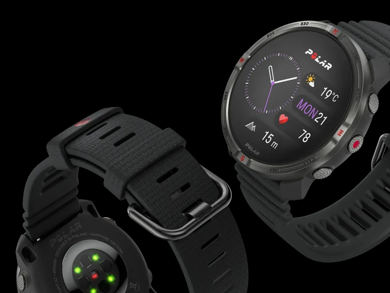 Polar Launches Grit X2 AMOLED Smartwatch to Compete with Garmin