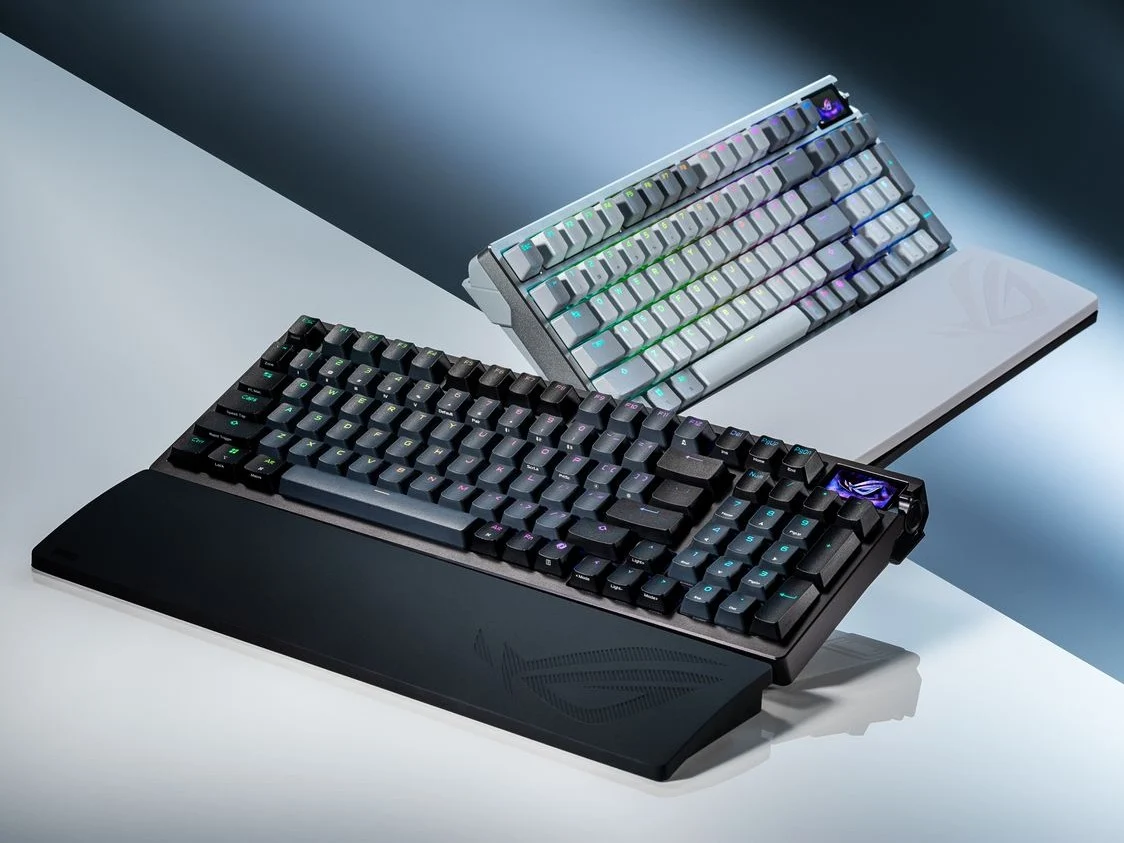 Asus Launches Hall Effect Mechanical Keyboard with OLED Display