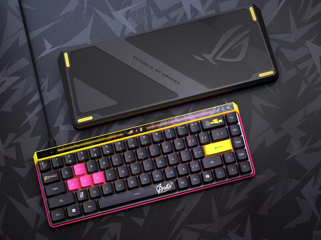 Asus Launches 65% Hall Effect Keyboard for CS:GO Major Champion
