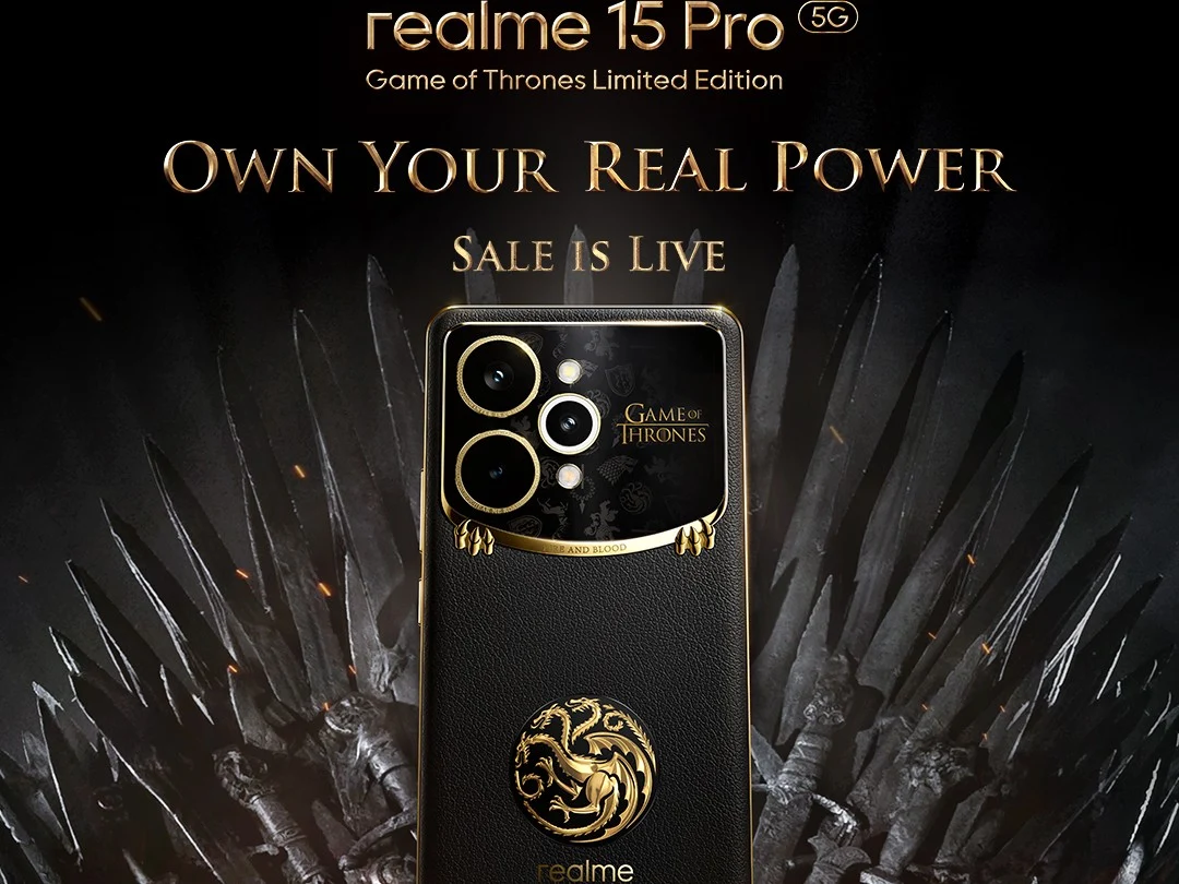 Realme 15 Pro Game of Thrones Edition: 512GB, Color-Changing Back