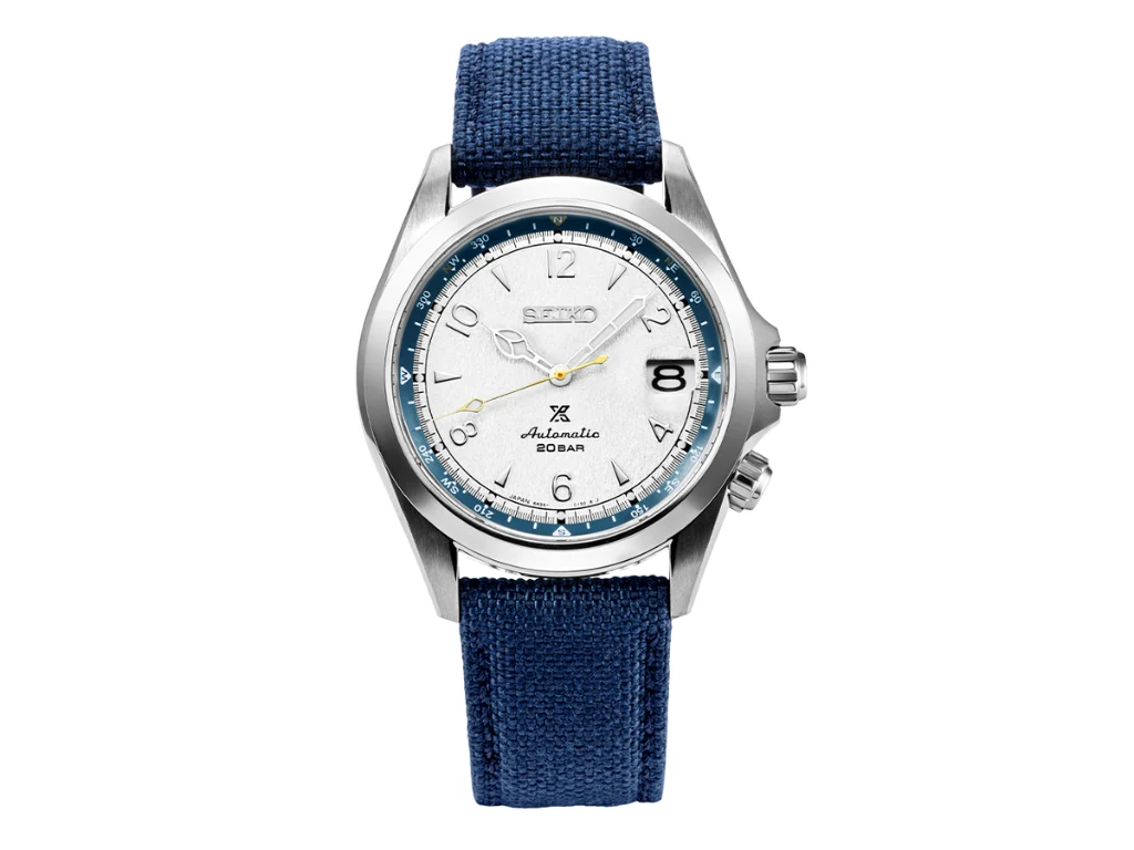 New Seiko Prospex Alpinist Automatic Watch with Ice-White Dial