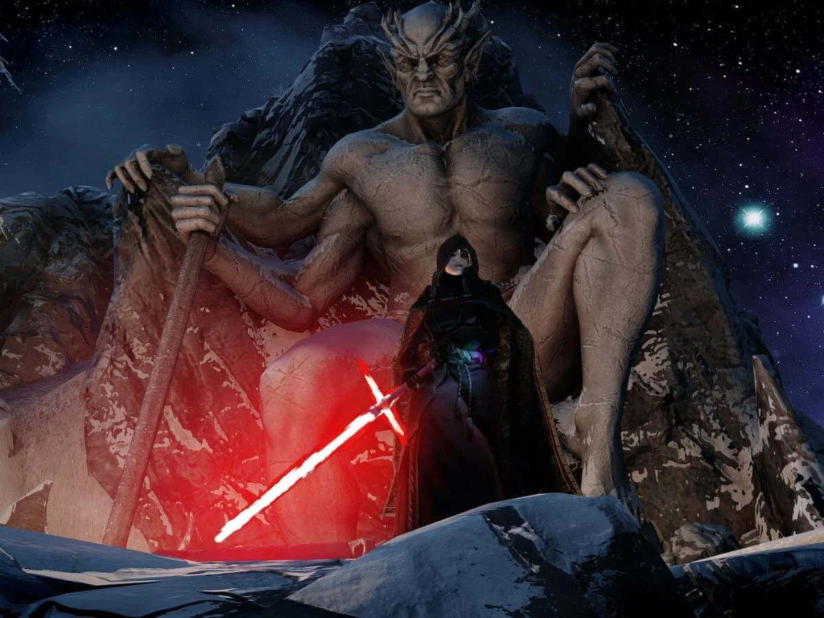 Skyrim Star Wars Mod Adds Lightsabers and the Force to Tamriel