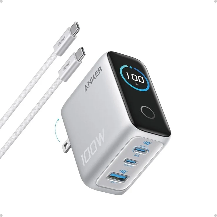 Anker Launches Compact Charger with Smart Display Upgrade