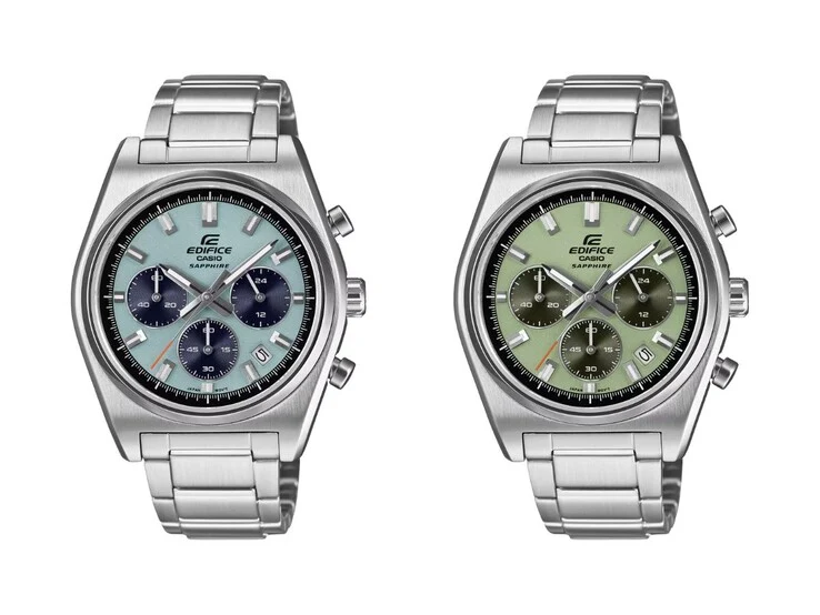 Colorful Casio Edifice Watches with Metal Bezels Now Widely Available