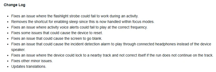 Garmin Updates Smartwatch: Sleep Mode Shortcut Removed