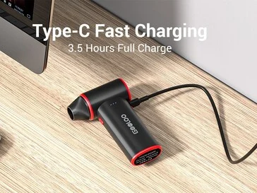 Gooloo F3 Cordless Electric Air Duster: Compact & 240 Min Runtime