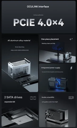 Topfeel Launches Affordable G1 eGPU Dock Series with Storage Expansion