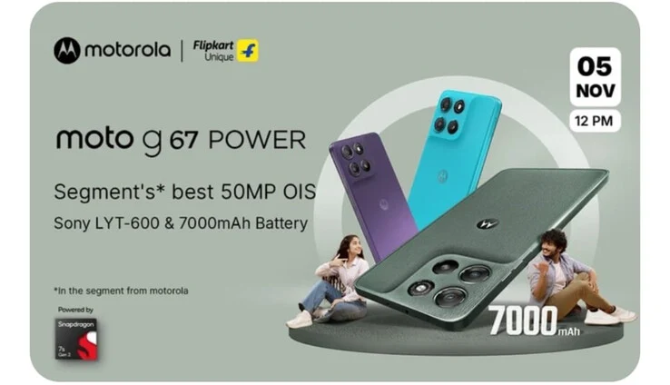 Motorola Moto G67 Power: New 5G Phone with 7,000 mAh Battery