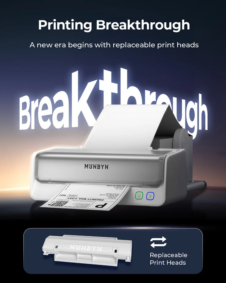 Munbyn Launches RW405B Wireless Thermal Label Printer with App Control
