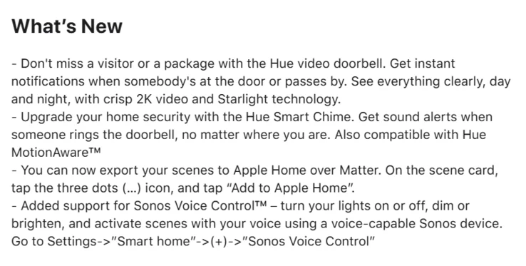 Philips Hue Update Introduces New Feature for Apple Home Users