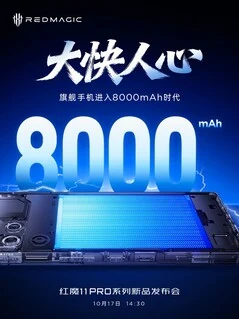 RedMagic 11 Pro: 8,000 mAh Battery, Under-Display Camera in Europe