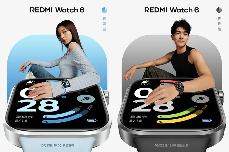 Xiaomi Launches Redmi Watch 6 with Enhanced Design Features