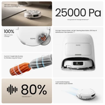 DJI Romo Launches Premium Robot Vacuums with Drone-Grade Sensors