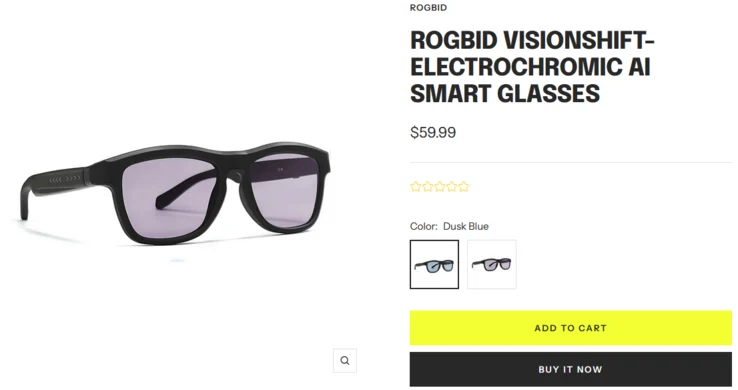 Rogbid Launches $59.99 VisionShift Smart Glasses with AI Translation