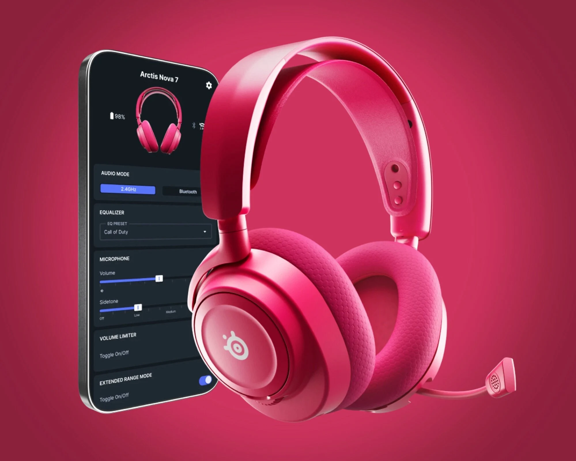 SteelSeries Arctis Nova 7 Gen 2: Low Latency Gaming Headset