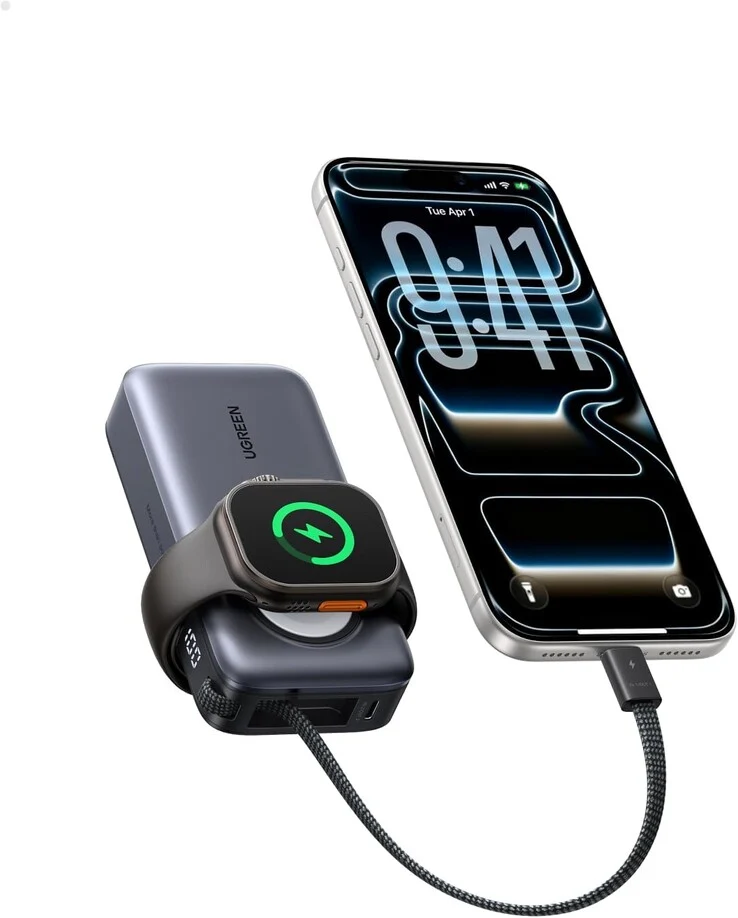 Ugreen Launches Power Bank with Integrated Apple Watch Charger