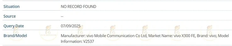 Vivo X300 FE Set for Global Release with Certification Approval