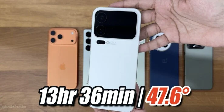 Xiaomi 17 Pro Max vs iPhone 17 Pro Max Battery Life Comparison
