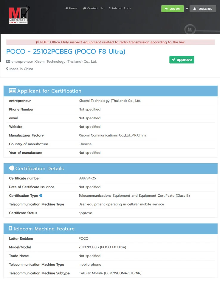 Xiaomi Poco F8 Ultra Launching Globally with Snapdragon 8 Gen 5