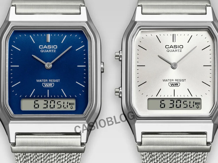 Affordable Casio Vintage A158WEM & AQ-230EM Watches with Mesh Bracelets