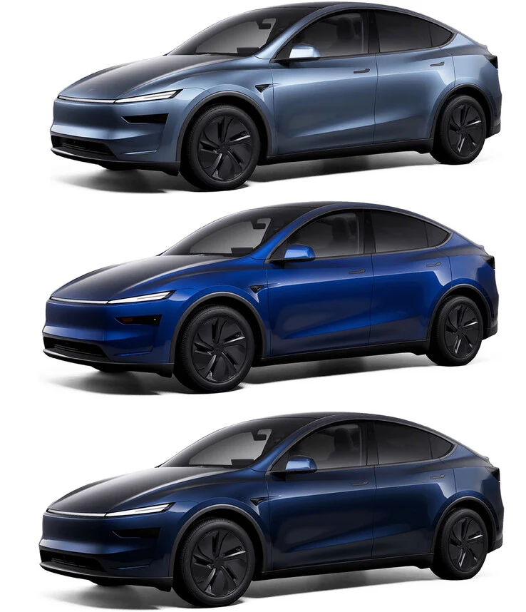 Tesla Launches New Blue Model Y and Affordable Standard Trim in Europe