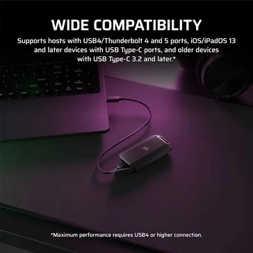 Corsair EX400U Survivor: 4TB Rugged USB 4 SSD at 4000MB/s