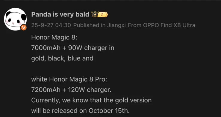 Honor Magic 8 Global Model Launches on Geekbench with Snapdragon 8