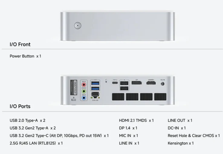 Minisforum M1-1295 Mini-PC: Intel Core i9-12950HX, 64GB RAM