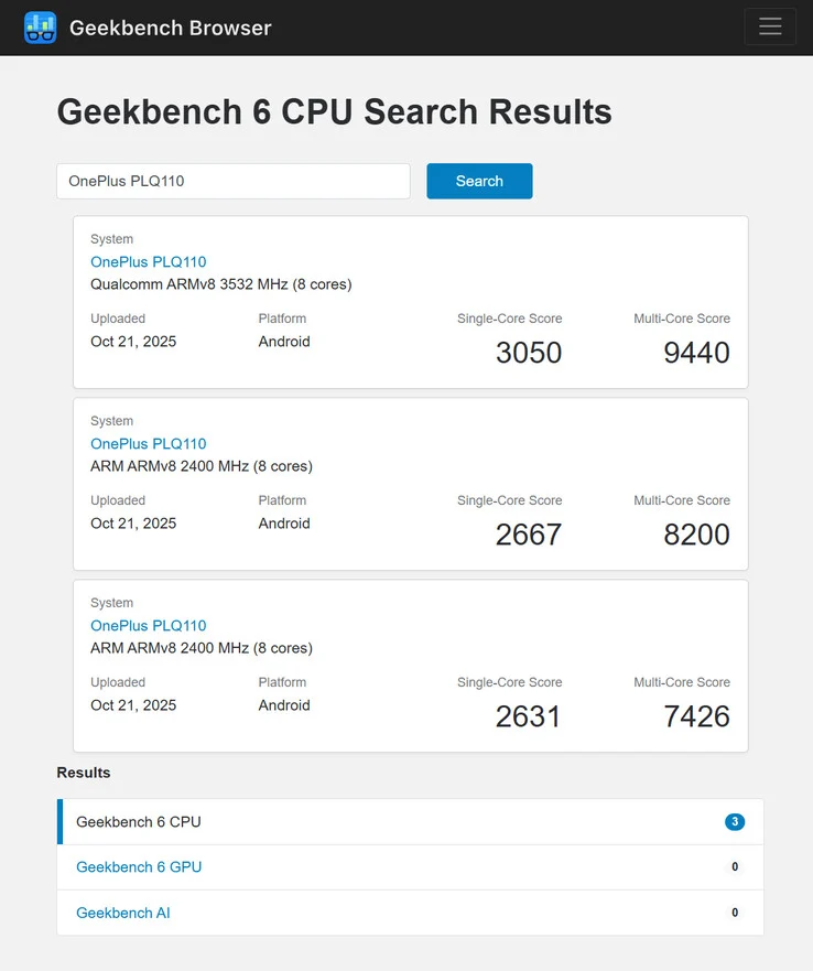 OnePlus Ace 6 vs OnePlus 13: Early Benchmarks with Snapdragon 8 Elite