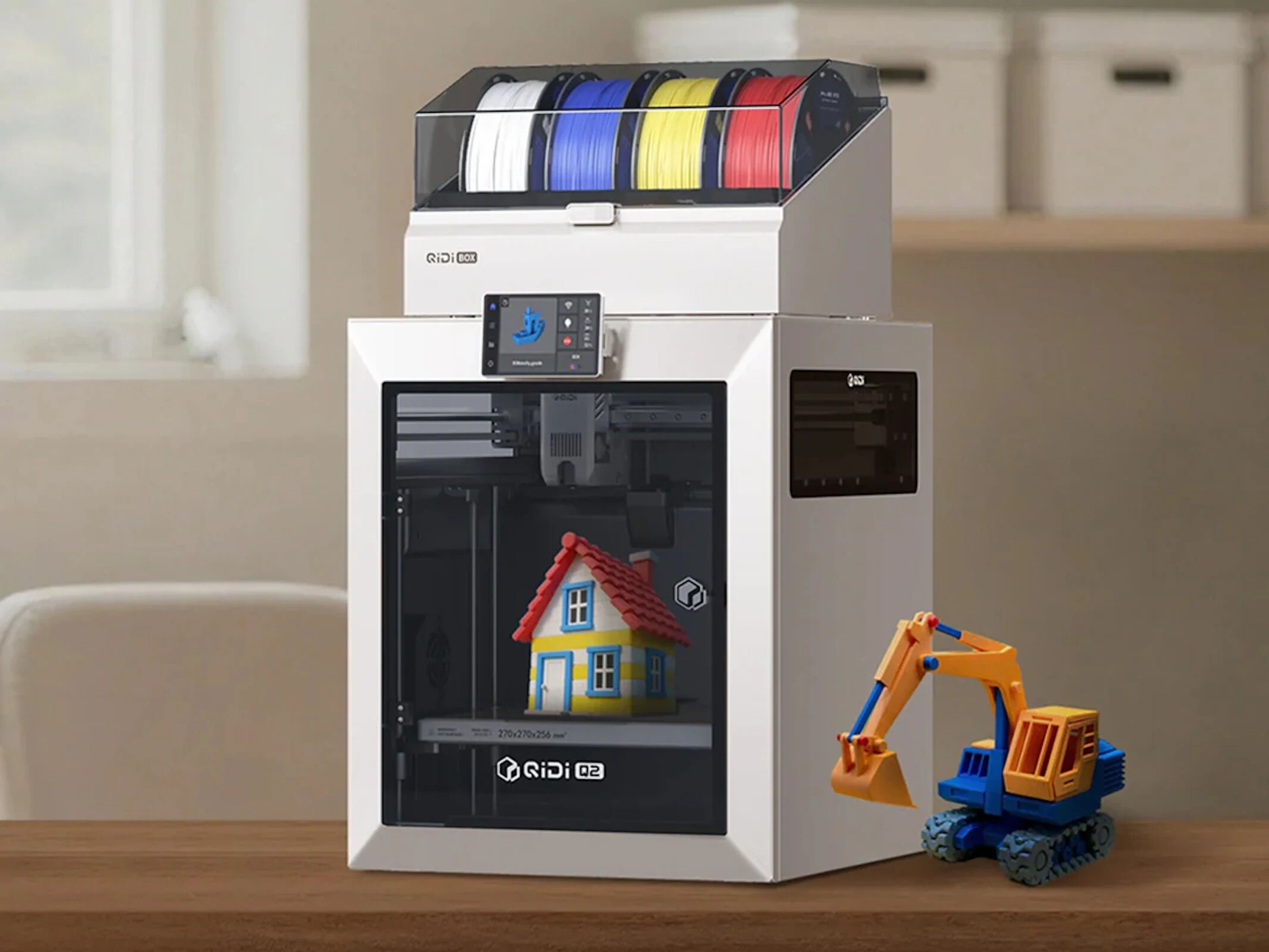 Qidi Q2 3D Printer: Multicolor, Air Filter, Perfect First Layers
