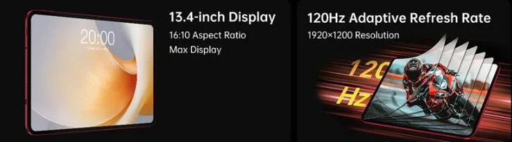 Teclast T65 Plus: 13.4