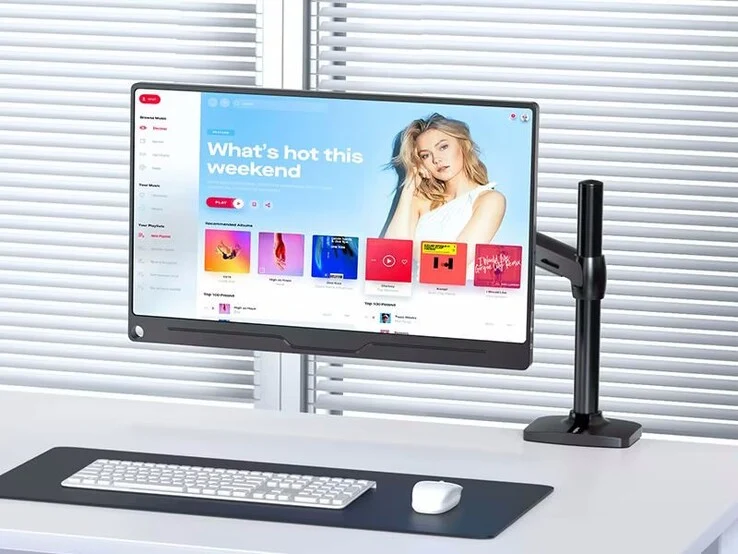 Uperfect 21.5-Inch Portable Monitor: 120Hz & Single Cable Setup