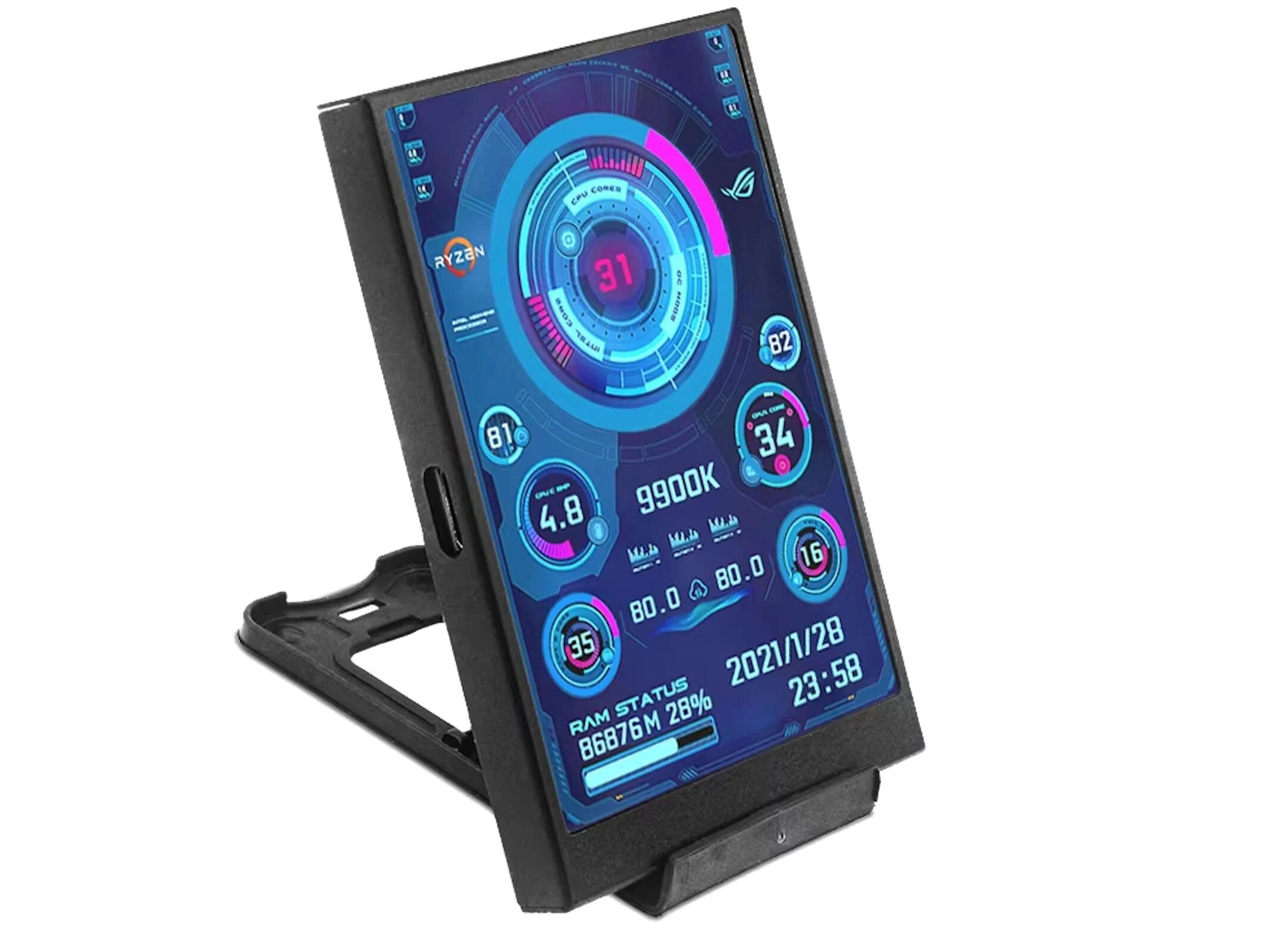 Affordable 3.5-Inch USB-C Display for Gamers Under $15