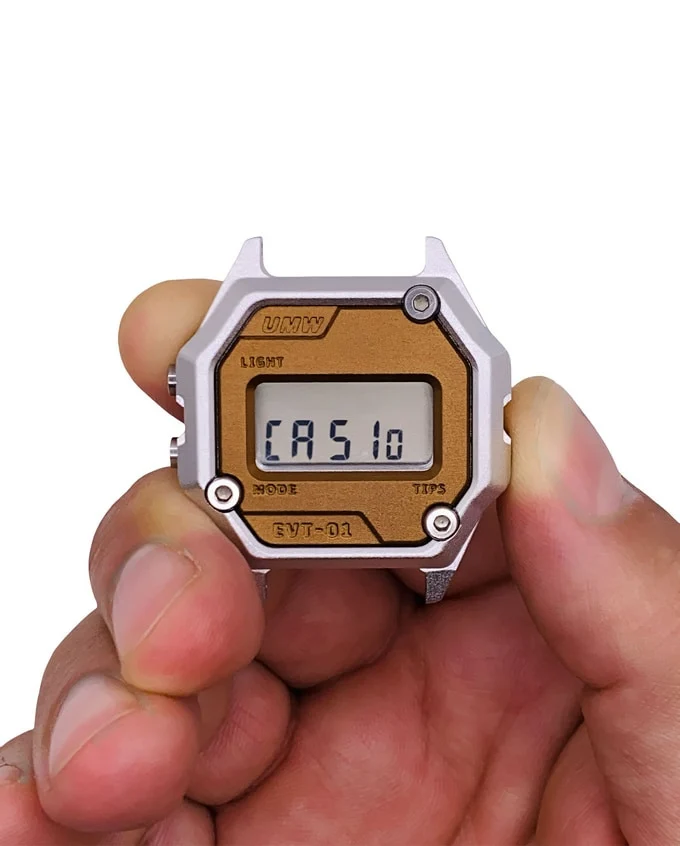 Casio F-91W Redefined: Italy-Made EVT-01 with Aluminum and Sapphire Glass