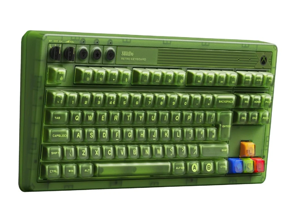 8BitDo Retro 87 Mechanical Keyboard Launches in UK, DE, FR, ES