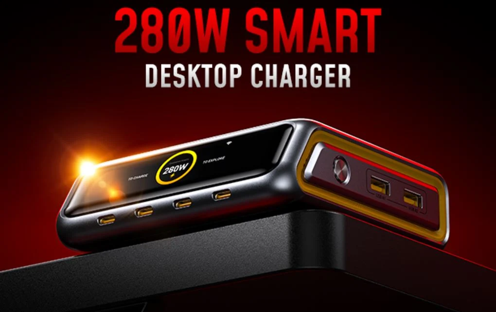 Pre-order 280W Desktop Charging Station with 6 USB Ports – 49% Off