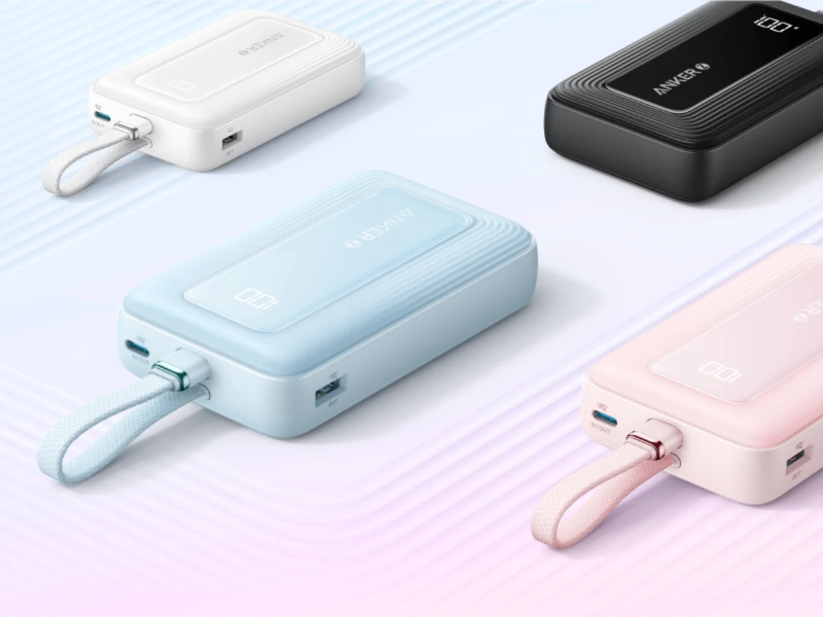 Anker Unveils Upgraded Power Bank with Built-In Cable