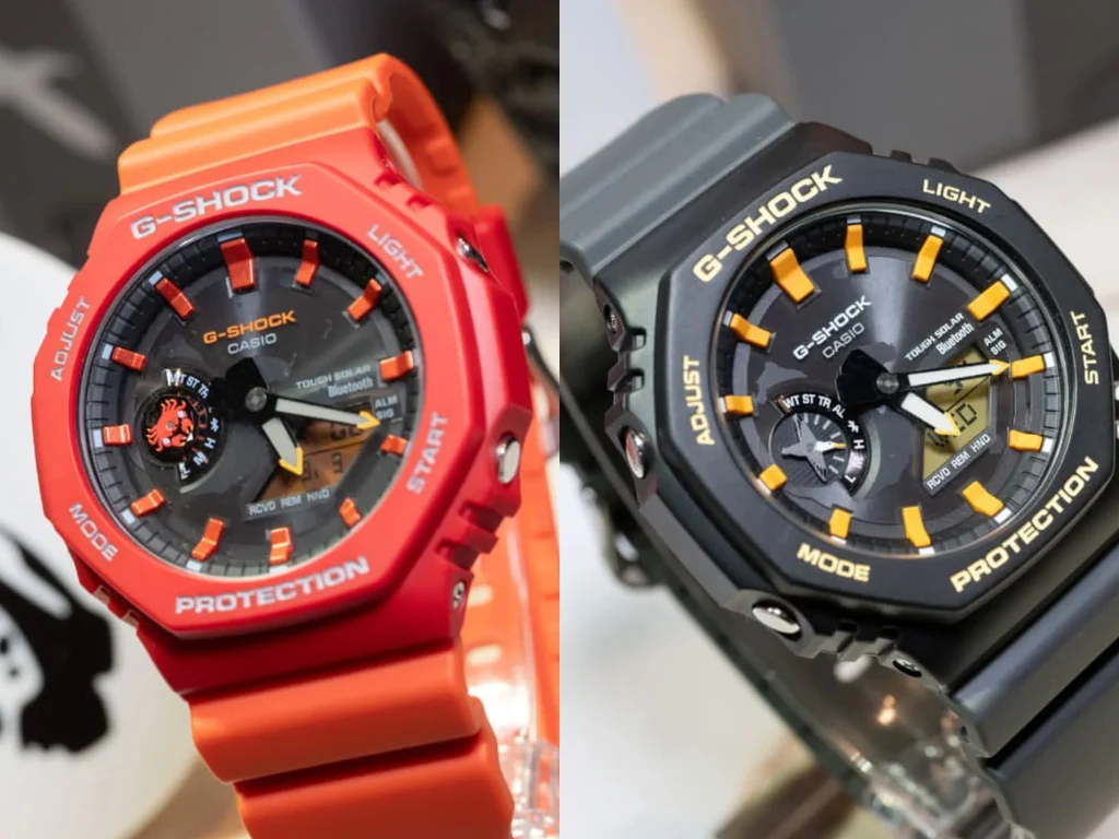 New Casio GA-B2100DF Watch Images Highlight Bright Colors