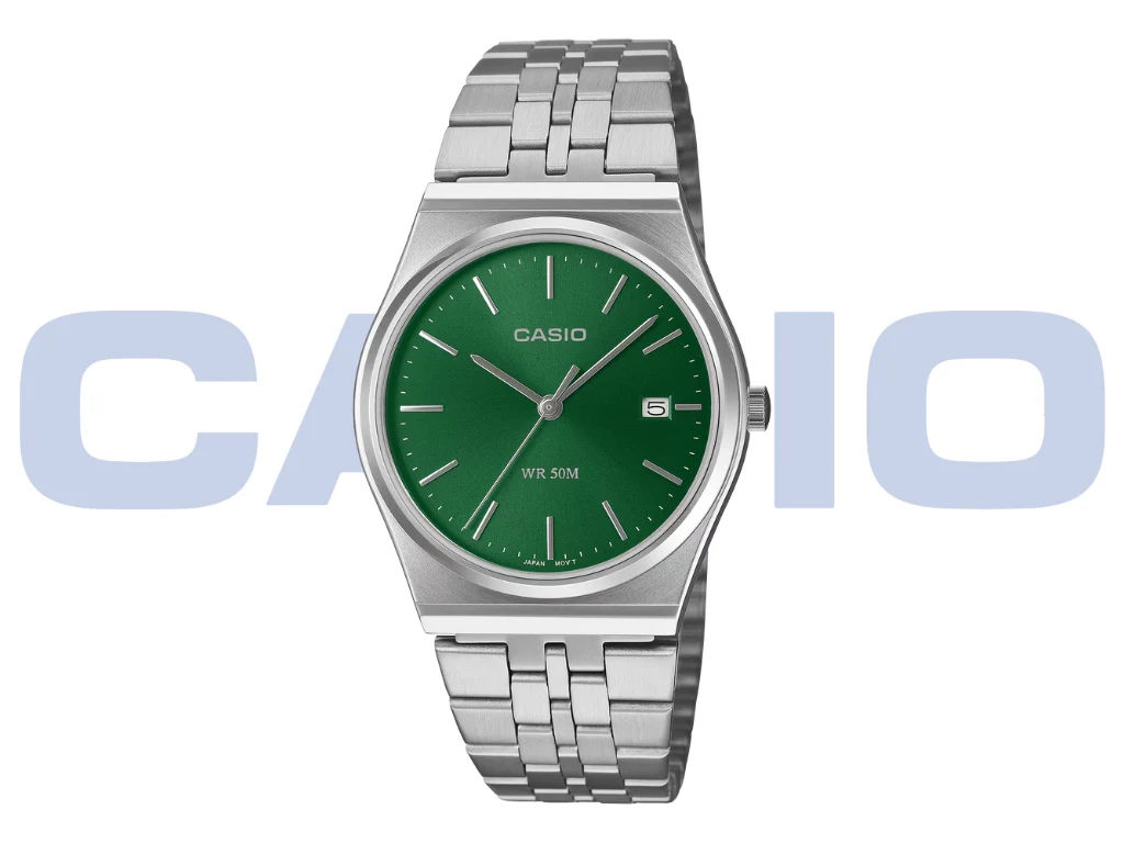 Buy the New Casio Retro MTPB145DC Stainless Steel Watch in the US