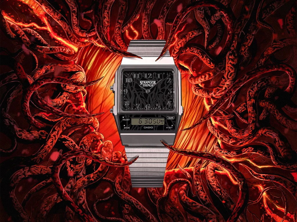 Casio Vintage x Stranger Things Watch: Custom Analog-Digital Design