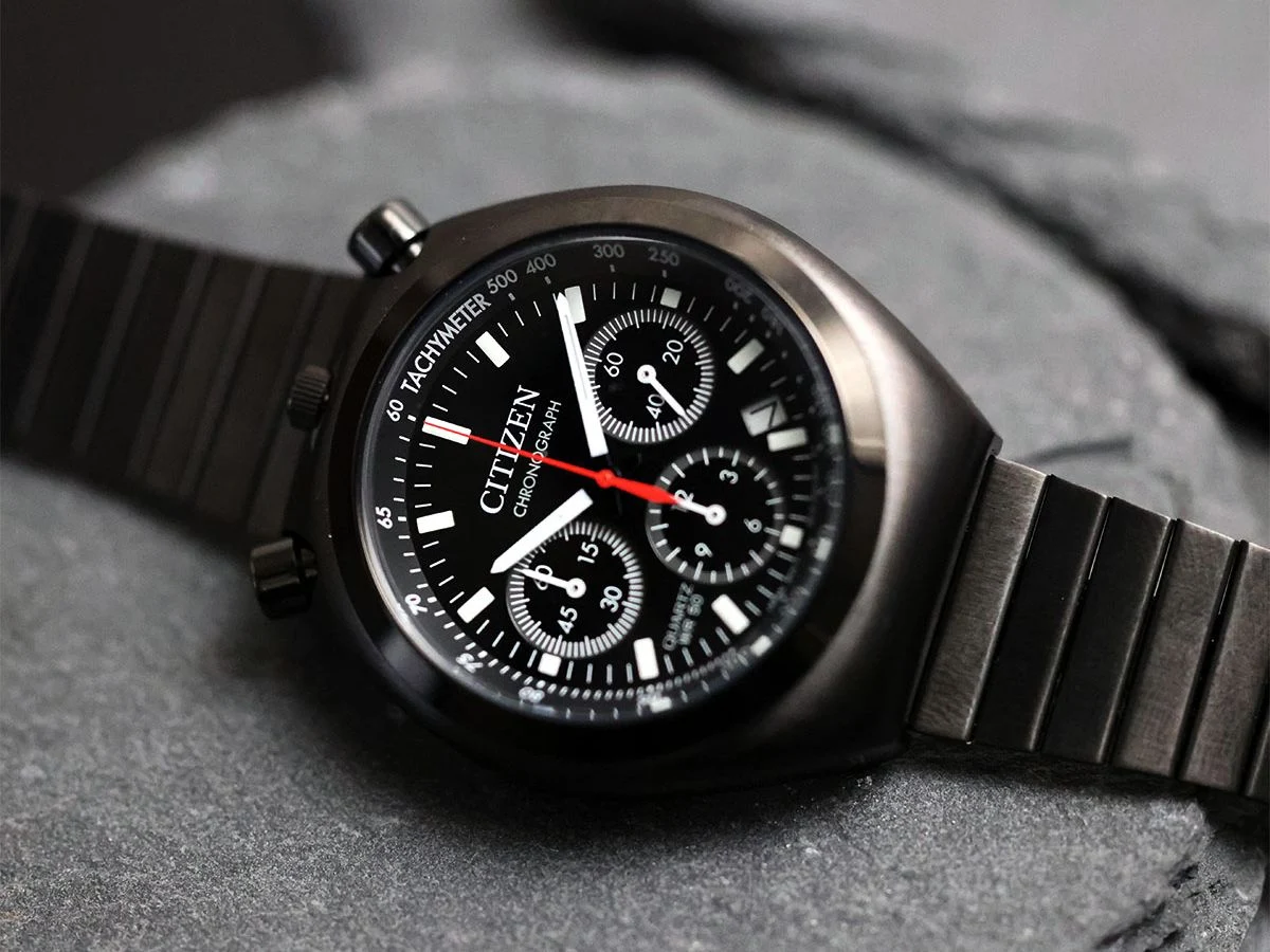 New Citizen Tsuno Chrono Watch in Unique Black Design