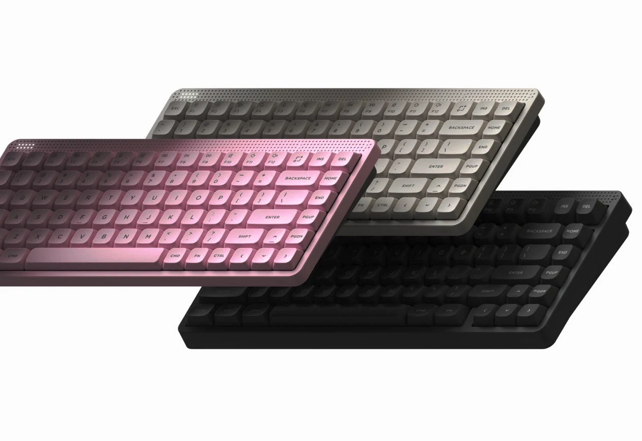 NuPhy Node75 Wireless Keyboard with Touch Bar and Desk Mats Pre-Order