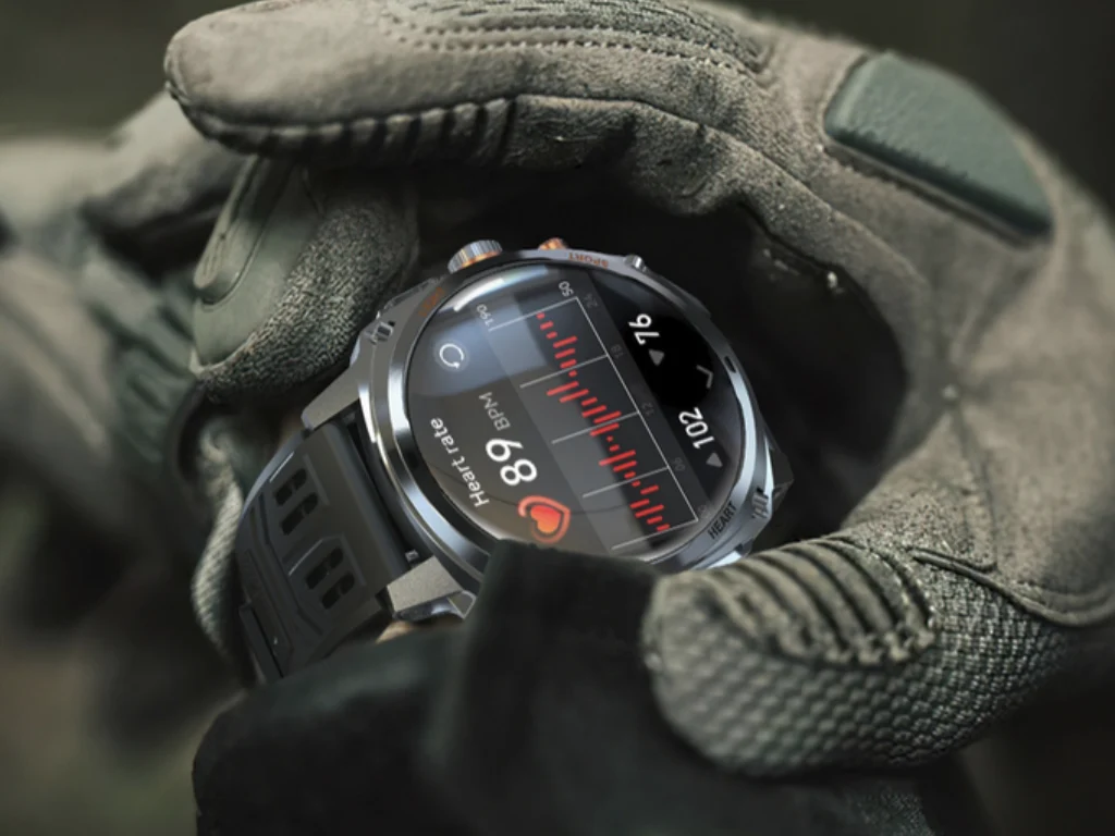 Rogbid Titan V: $39.99 AMOLED Smartwatch with 75-Day Battery