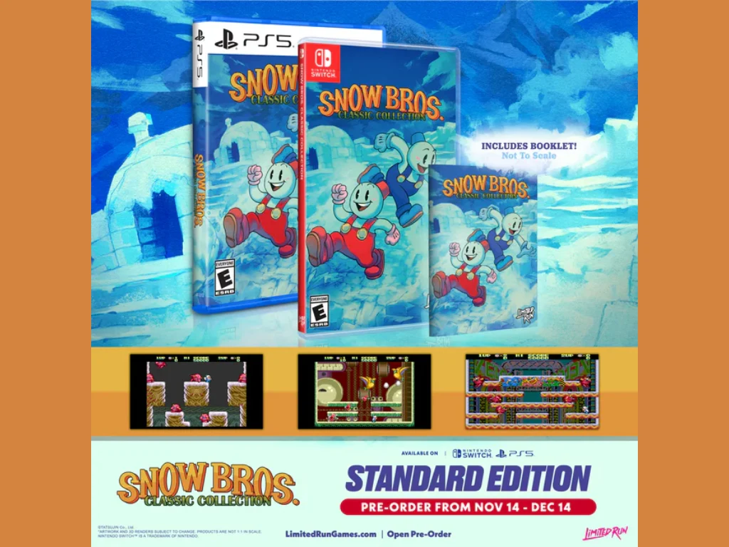 Snow Bros. Classic Collection Launches on Switch, PS5, PC – Preorder Now