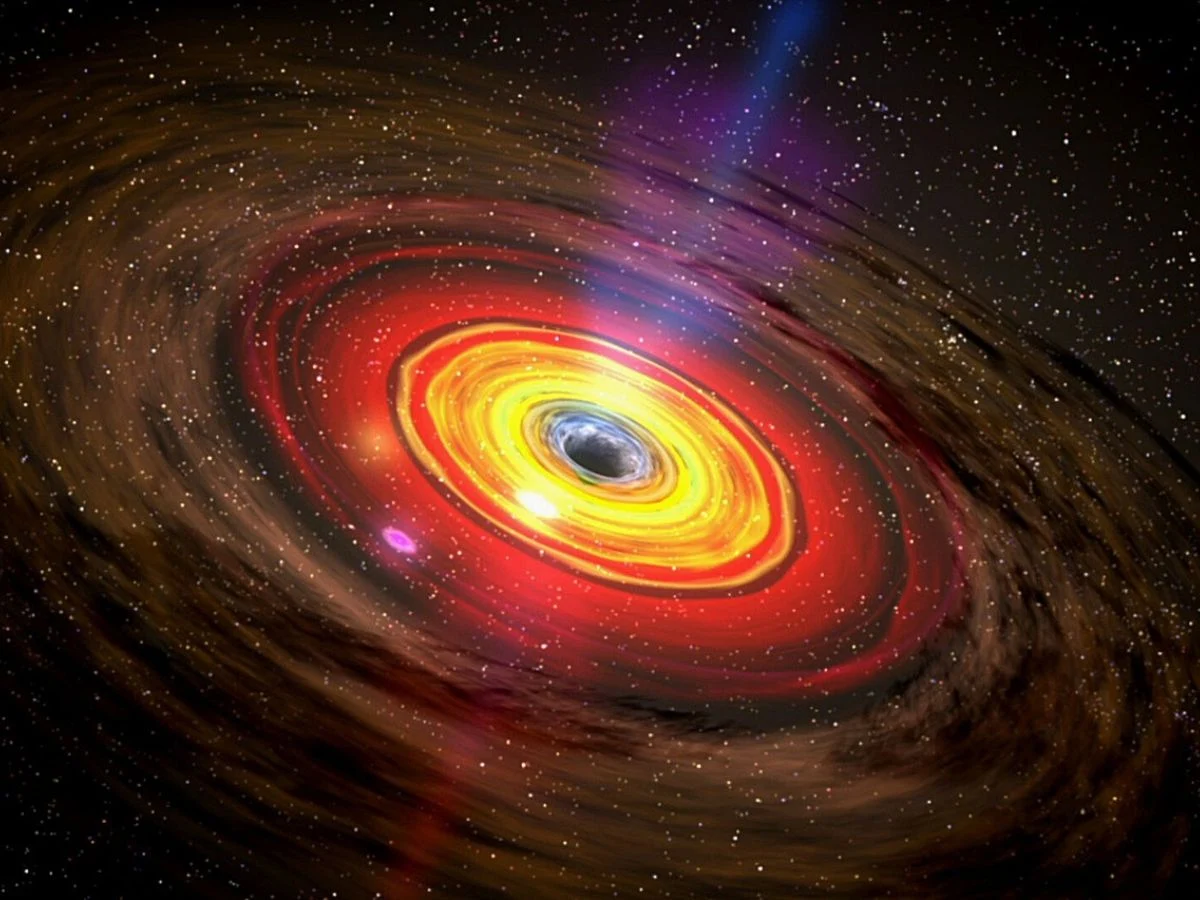 Black Hole Releases Energy of 10,000 Billion Suns