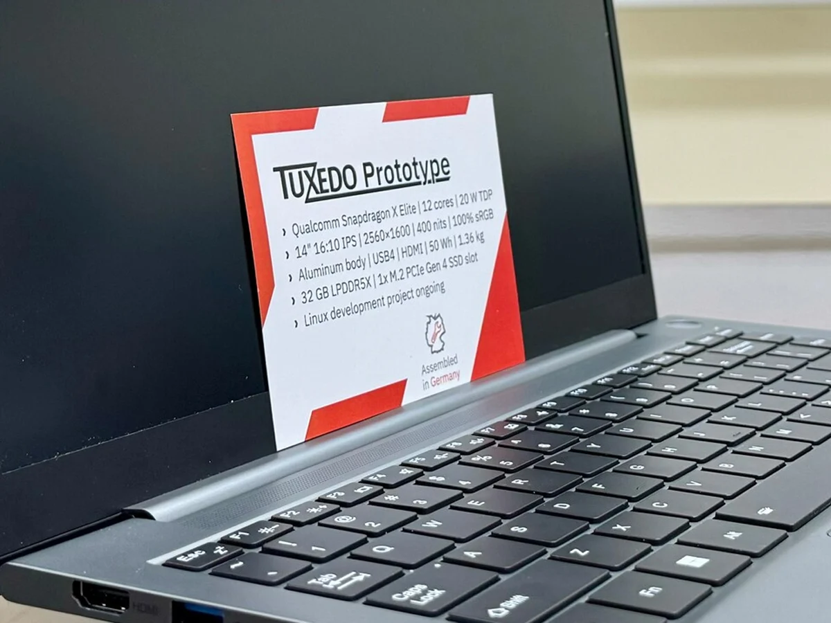 Tuxedo Halts Linux Laptop Plans with Qualcomm Snapdragon X Elite