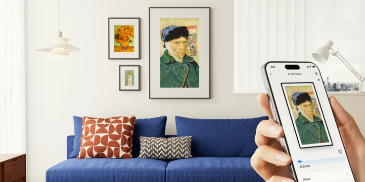 SwitchBot AI Art Frame: AI Art Creation & Ikea Rödalm Compatible